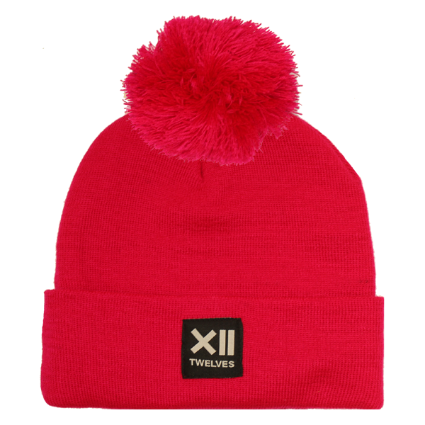 Bobble Hat - Cherry Red