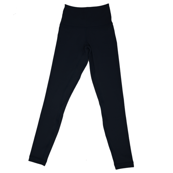 Twelves Women's Mid-Rise Full Length Yoga Leggings - Black