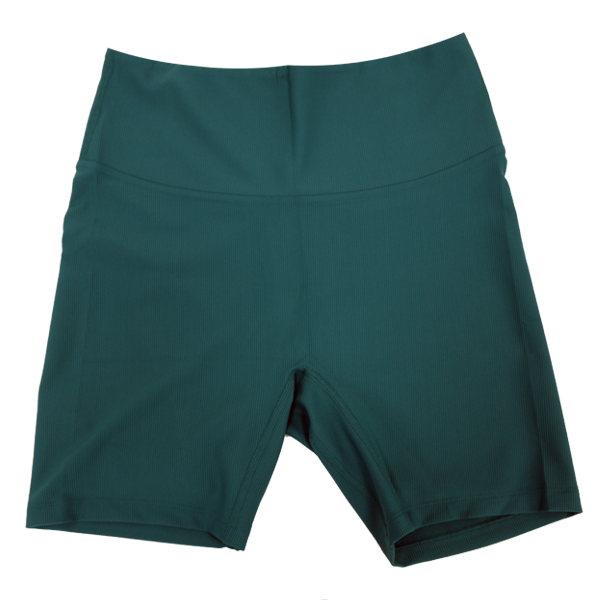 Twelves Women's High Waisted Workout Shorts - Green