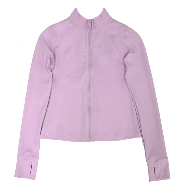 Twelves Yoga Full Zipper Top - Light Pink