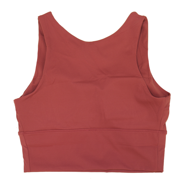 Twelves Women's Crop Sports Tank Top - Red