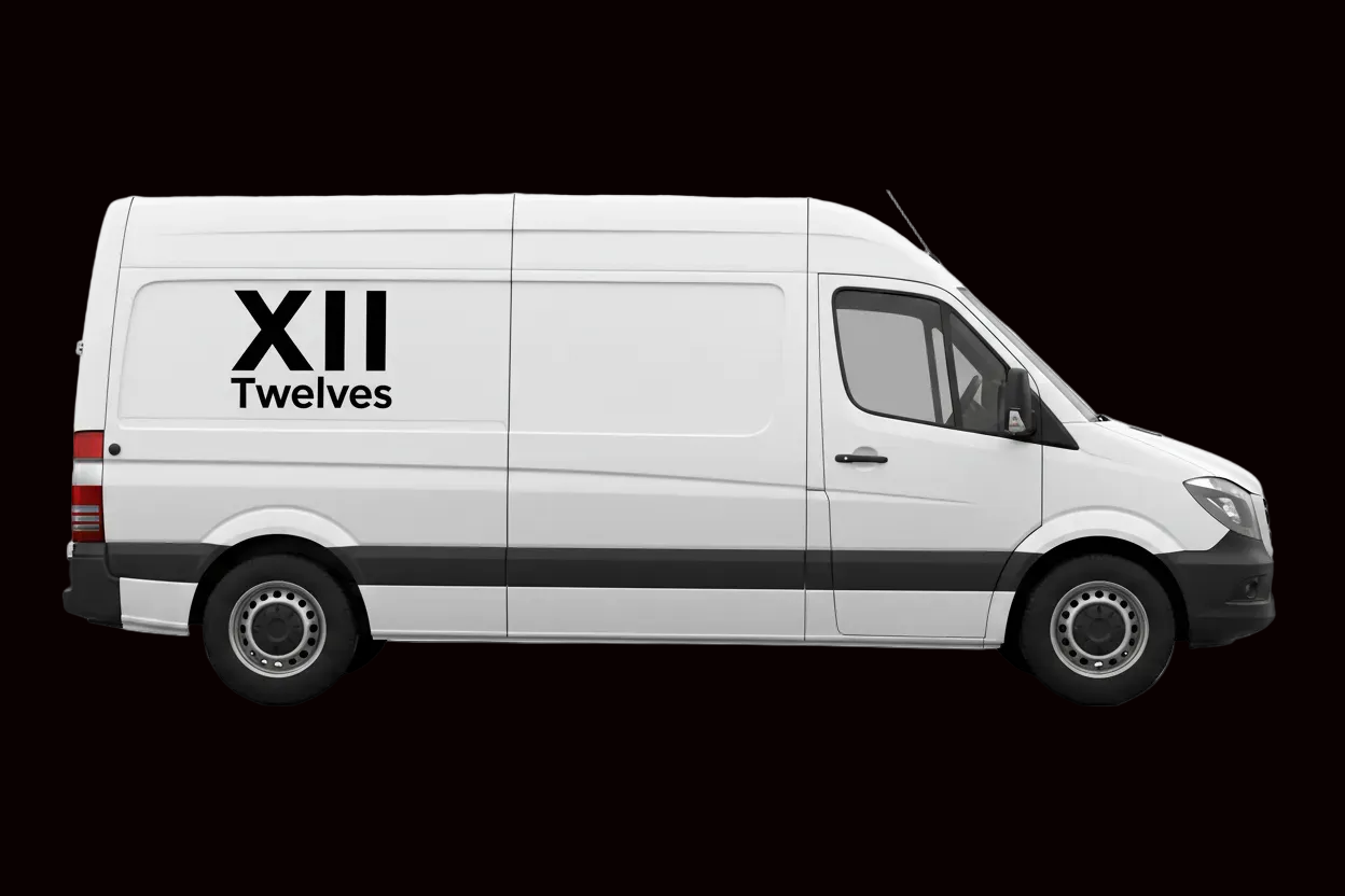 can you have the van facing the other way pleas