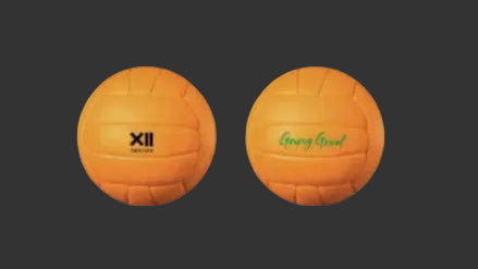 Our yellow "Get Going" football for ages 3-7 and our orange "Going Great" football for ages 8-11 